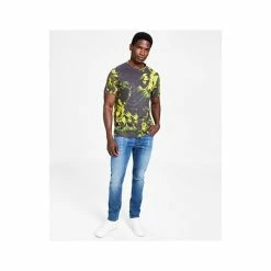 Budget 💯 INC International Concepts Men's Henry Classic-Fit Abstract Floral Graphic T-Shirt, Created For Macy's Lentil Sprout 🔥 -International Concepts Sales unnamed file 2083