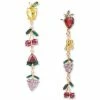Budget ⌛ INC International Concepts Gold-Tone Mixed Stone Fruit Linear Drop Earrings, Created For Macy's Multi 😉 -International Concepts Sales unnamed file 2094