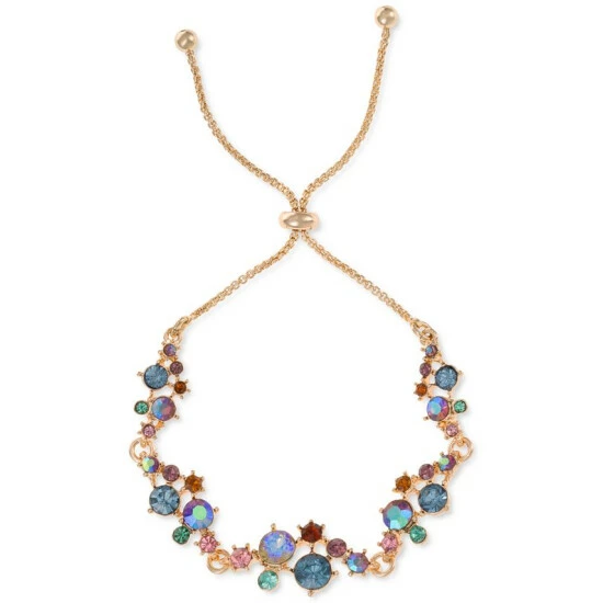 Brand new π― INC International Concepts Gold-Tone Mixed Stone Slider Bracelet, Created For Macy's Multi π 3 Brand new π― INC International Concepts Gold-Tone Mixed Stone Slider Bracelet, Created For Macy's Multi π