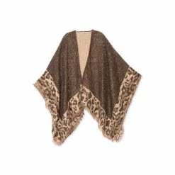 Discount 😉 INC International Concepts Topper With Sequined Animal-Print Border, Created For Macy's Neutral 🥰 -International Concepts Sales unnamed file 2111