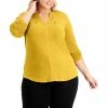 Best deal 🔔 INC International Concepts Plus Size Zip-Pocket Top, Created For Macy's First Blush ❤️ -International Concepts Sales unnamed file 2134