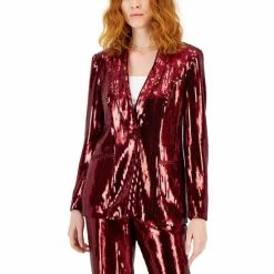 Brand new 🎁 INC International Concepts 👩 Women's Sequin Blazer, Created For Macy's Deep Black 😍