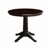 Outlet 🧨 International Concepts 36 Round Top Pedestal Table - 28.9H Honey Brown ✔️ -International Concepts Sales unnamed file 2151