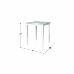 Promo 🔔 International Concepts Solid Wood Top Table - Counter Height No Color 🎁 -International Concepts Sales unnamed file 2180