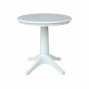 Buy 😉 International Concepts 30 Round Top Pedestal Table- 28.9H White ⭐ -International Concepts Sales unnamed file 2208
