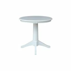 Buy 😉 International Concepts 30 Round Top Pedestal Table- 28.9H White ⭐ -International Concepts Sales unnamed file 2209