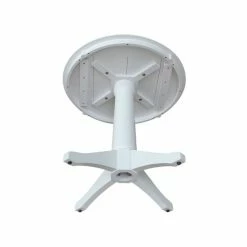 Buy 😉 International Concepts 30 Round Top Pedestal Table- 28.9H White ⭐ -International Concepts Sales unnamed file 2211