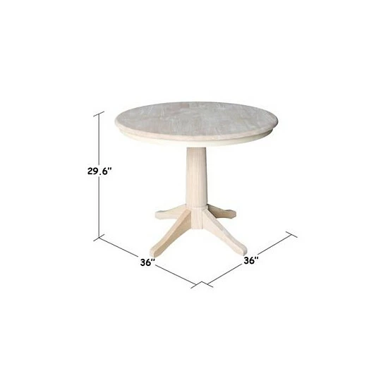 Buy β¨ International Concepts 36 Round Top Pedestal Table - 28.9H No Color π 5 Buy β¨ International Concepts 36 Round Top Pedestal Table - 28.9H No Color π - Image 3