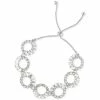 Outlet ❤️ INC International Concepts Silver-Tone Mixed Crystal Circle Slider Bracelet, Created For Macy's 🎉 -International Concepts Sales unnamed file 2223