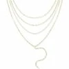 Top 10 🌟 INC International Concepts Gold-Tone Shimmer Chain Multi-Row Necklace, 16 + 3 Extender, Created For Macy's ❤️ -International Concepts Sales unnamed file 2226