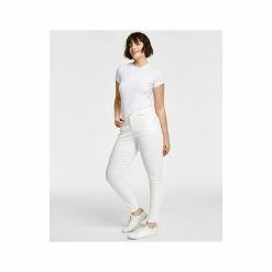 Brand new 🔔 INC International Concepts 👩 Women's Curvy High Rise Skinny 👖 Jeans, Created For Macy's White ⌛ -International Concepts Sales unnamed file 2241