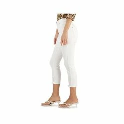 Best Pirce 🧨 INC International Concepts 👩 Women's Mid Rise Ripped Crop Skinny 👖 Jeans, Created For Macy's White 🛒 -International Concepts Sales unnamed file 2255