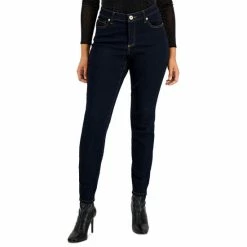 Flash Sale π INC International Concepts π© Women's Curvy Mid Rise Skinny π Jeans, Created For Macy's Tikglo Wash β