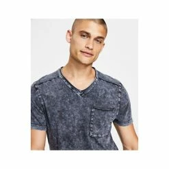 Buy 😀 INC International Concepts I.N.C. International Concepts® Men's Acid Frayed V-Neck T-Shirt, Created For Macy's Green Leaf 🔔 -International Concepts Sales unnamed file 2333