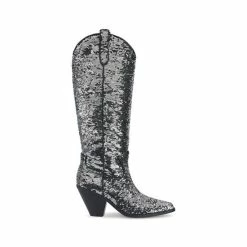 Promo ⭐ INC International Concepts 👩 Women's Ipiriah Western 🥾 Boots, Created For Macy's Black/white Cow 😀 -International Concepts Sales unnamed file 2340