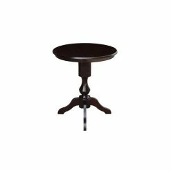 Wholesale 🎉 International Concepts 30 Round Top Pedestal Table- 34.9H Black 🔥 -International Concepts Sales unnamed file 2370