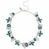 Cheap 🤩 INC International Concepts Silver-Tone Multicolor Mixed Stone Holly All-Around Statement Necklace, 17 + 3 Extender, Created For Macy's ⭐ -International Concepts Sales unnamed file 2373