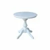 Brand new 🥰 International Concepts 30 Round Top Pedestal Table- 28.9H White 🥰 -International Concepts Sales unnamed file 2382