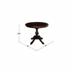 Wholesale 😍 International Concepts 36 Round Top Pedestal Table - 28.9H Honey Brown 🔔 -International Concepts Sales unnamed file 2393