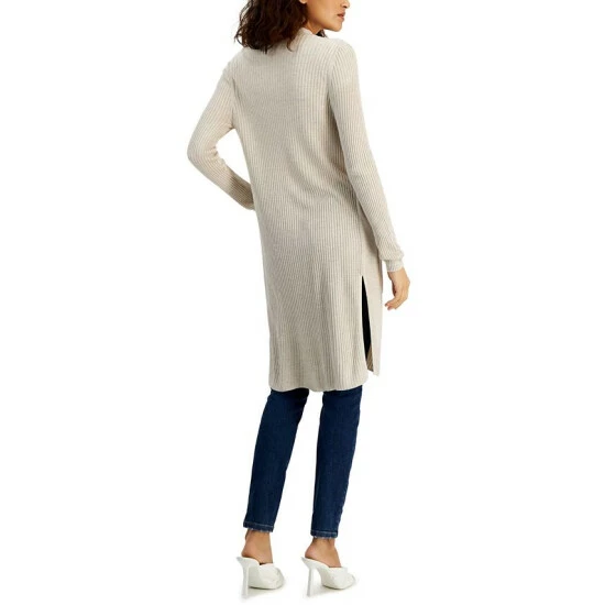 Cheapest ๐ INC International Concepts ๐ฉ Women's Ribbed Duster Cardigan, Created For Macy's Medium Heather Grey ๐ 4 Cheapest ๐ INC International Concepts ๐ฉ Women's Ribbed Duster Cardigan, Created For Macy's Medium Heather Grey ๐ - Image 2