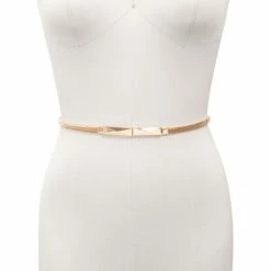 Discount 🤩 INC International Concepts Metal Stretch Belt, Created For Macy's Silver 😉