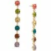 Best Pirce ✨ INC International Concepts Gold-Tone Multicolor Stone Linear Drop Earrings, Created For Macy's ⭐