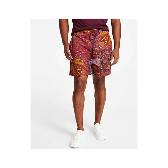 Cheapest π INC International Concepts Men's Ero Regular-Fit Paisley-Print 7 Drawstring Shorts, Created For Macy's Port π₯ 5 Cheapest π INC International Concepts Men's Ero Regular-Fit Paisley-Print 7 Drawstring Shorts, Created For Macy's Port π₯ - Image 3