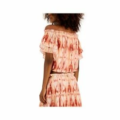 Deals 😉 INC International Concepts 👩 Women's Foil-Print Off-The-Shoulder Top, Created For Macy's Ikat Dream 😀 -International Concepts Sales unnamed file 2496