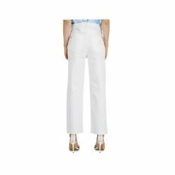 Discount ⌛ INC International Concepts 👩 Women's High Rise Ripped Straight-Leg 👖 Jeans, Created For Macy's White ❤️ -International Concepts Sales unnamed file 2525