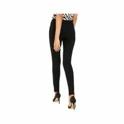 Discount 😍 INC International Concepts 👩 Women's Sequin-Trim Pull-On Ponte Pants, Created For Macy's Deep Black 🥰 -International Concepts Sales unnamed file 2576