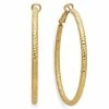 Cheapest ⌛ INC International Concepts Medium Textured Hoop Earrings, 2, Created For Macy's Gold 🤩 -International Concepts Sales unnamed file 2589