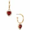Cheap 🔥 INC International Concepts Gold-Tone Red Heart Hoop Earrings, Created For Macy's ✨ -International Concepts Sales unnamed file 2597