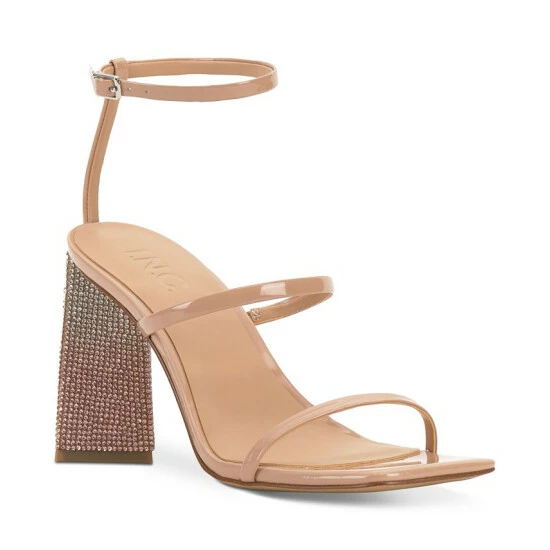 Outlet 🤩 INC International Concepts Bixa Strappy 🩴 Sandals, Created For Macy's Nude Smooth 🤩 3 Outlet 🤩 INC International Concepts Bixa Strappy 🩴 Sandals, Created For Macy's Nude Smooth 🤩