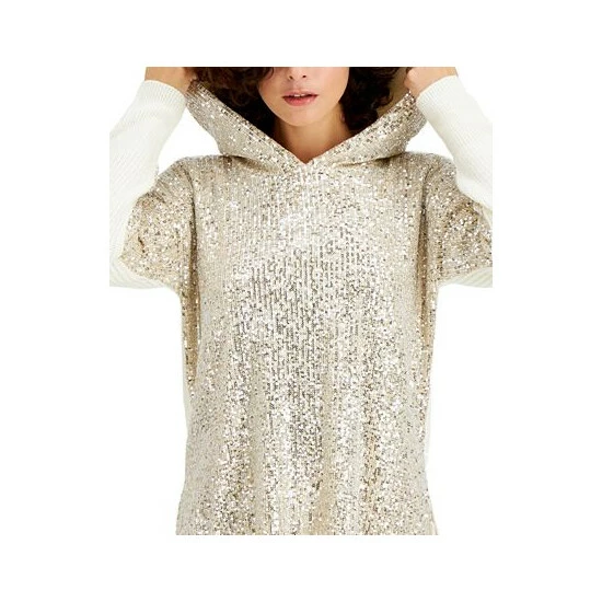 Top 10 ๐ INC International Concepts ๐ฉ Women's Sequin-Front Hoodie, Created For Macy's Deep Black โค๏ธ 5 Top 10 ๐ INC International Concepts ๐ฉ Women's Sequin-Front Hoodie, Created For Macy's Deep Black โค๏ธ - Image 3