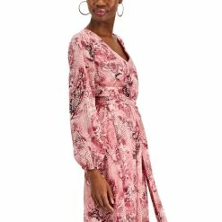 Top 10 🥰 INC International Concepts 👩 Women's Printed Long-Sleeve Maxi 👗 Dress, Created For Macy's Inc Blush Combo 🎁 -International Concepts Sales unnamed file 2656