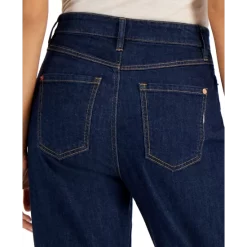 Discount ⌛ INC International Concepts 👩 Women's Wide-Cuff Straight-Leg 👖 Jeans, Created For Macy's Dark Indigo ⭐ -International Concepts Sales unnamed file 269