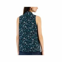 Hot Sale 🔔 INC International Concepts 👩 Women's Printed Tie-Neck Blouse, Created For Macy's Ina Ikat B ✔️ -International Concepts Sales unnamed file 2709