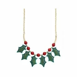 Best Pirce ⭐ INC International Concepts Gold-Tone Mixed Stone Holly Frontal Necklace, 18 + 3 Extender, Created For Macy's Multi 😍 -International Concepts Sales unnamed file 2713