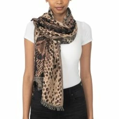 Hot Sale ✨ INC International Concepts Animal Jacquard Wrap, Created For Macy's Neutral 👏 -International Concepts Sales unnamed file 2812
