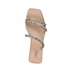 Wholesale 👍 INC International Concepts Pommona Embellished 🩴 Sandals, Created For Macy's Nude Bling 🎁 -International Concepts Sales unnamed file 2846
