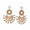 Best reviews of ✨ INC International Concepts Gold-Tone Imitation Pearl & Raffia-Wrapped Statement Earrings, Created For Macy's Brown 😍 -International Concepts Sales unnamed file 2855