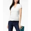 Coupon ⌛ INC International Concepts 👩 Women's Ribbed V-Neck Top, Created For Macy's Bright White ❤️ -International Concepts Sales unnamed file 2877