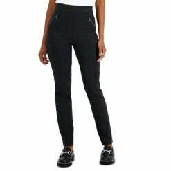 Promo 🎉 INC International Concepts 👩 Women's Zip-Pocket Pants, Created For Macy's Heather Grey 🔥