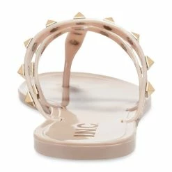 Top 10 🔔 INC International Concepts Ellie Jelly Flat 🩴 Sandals, Created For Macy's Nude Stud ❤️ -International Concepts Sales unnamed file 2899