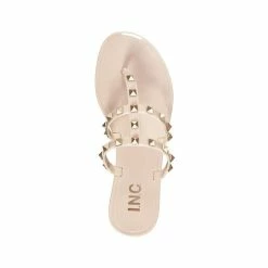 Top 10 🔔 INC International Concepts Ellie Jelly Flat 🩴 Sandals, Created For Macy's Nude Stud ❤️ -International Concepts Sales unnamed file 2900