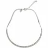 Coupon 🎁 INC International Concepts 16 Crystal Collar Necklace, Created For Macy's Silver 💯 -International Concepts Sales unnamed file 2902