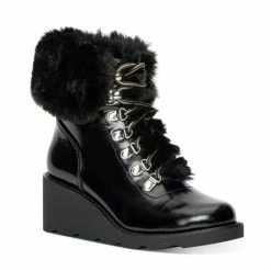 Best Pirce ✨ INC International Concepts Hannia Wedge Booties, Created For Macy's Black 👍