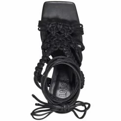 Outlet 👍 INC International Concepts 👩 Women's Brayd Lace-Up 👗 Dress 🩴 Sandals, Created For Macy's Black ⌛ -International Concepts Sales unnamed file 2950