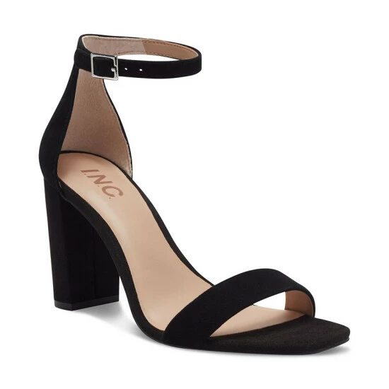 Buy ✨ INC International Concepts 👩 Women's Lexini Two-Piece 🩴 Sandals, Created For Macy's Black Suede ✔️ 3 Buy ✨ INC International Concepts 👩 Women's Lexini Two-Piece 🩴 Sandals, Created For Macy's Black Suede ✔️