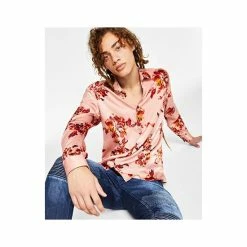 Best Pirce 👏 INC International Concepts I.N.C. International Concepts® Men's Regular-Fit Floral-Print 👚 Shirt, Created For Macy's Noble Blush ⭐ -International Concepts Sales unnamed file 3009